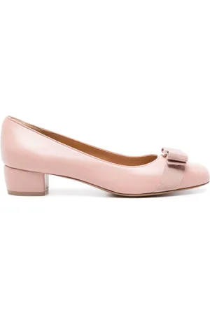 Salvatore Ferragamo 30mm Vara bow-detail leather pumps