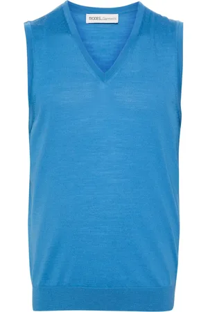 MODES GARMENTS Sleeveless merino knitted vest