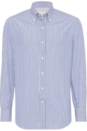 Brunello Cucinelli Striped cotton shirt