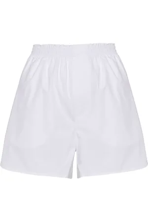 MODES GARMENTS Elasticated-waistband cotton shorts