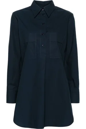 MODES GARMENTS Pointed-collar poplin shirt