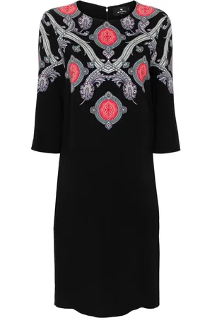 Etro Paisley-print cady midi dress