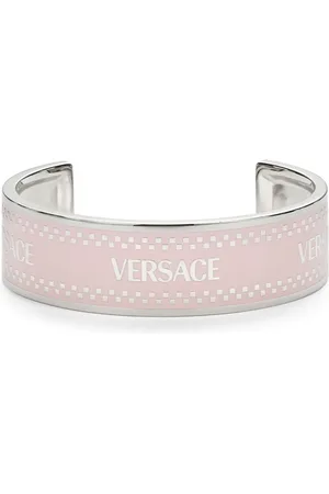 VERSACE 90s Logo cuff bracelet