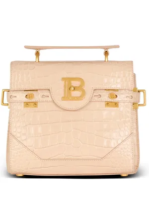 Balmain B-Buzz 23 leather tote bag