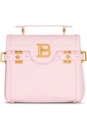 Balmain B-Buzz 23 leather tote bag