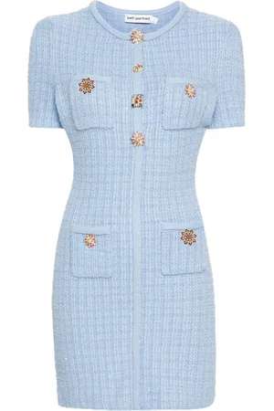 Self-Portrait Knitted mini dress