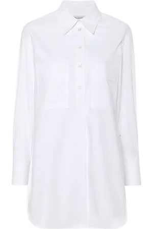 MODES GARMENTS Side-slit poplin shirt
