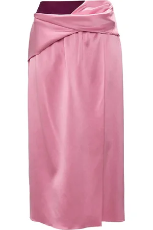 J.W.Anderson Draped colour-block midi skirt