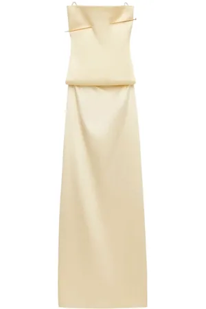 Loewe Pin open-back silk maxi dress