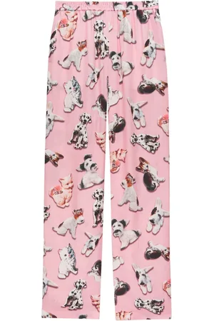 Msgm Straight-leg satin trousers