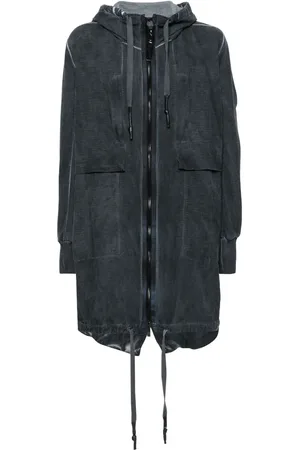 ISAAC SELLAM EXPERIENCE Hooded organic cotton coat