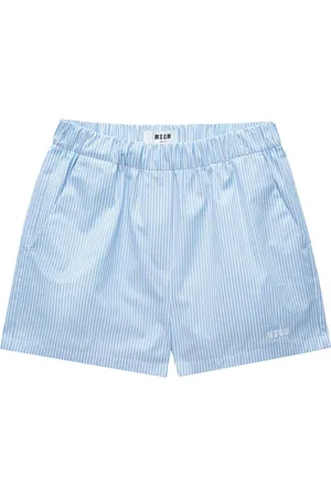 Msgm Striped track shorts