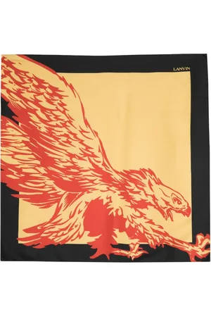 Lanvin X Future Eagle-print scarf