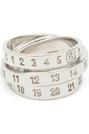 Maison Margiela Triple signature numeric logo ring