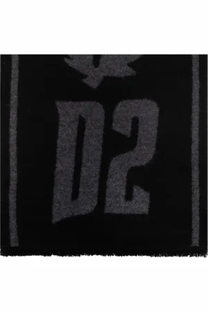 Dsquared2 Intarsia-logo scarf