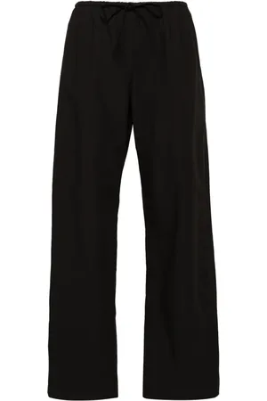 MATTEAU Drawstring-waist organic cotton trousers