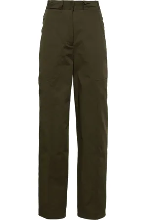 MATTEAU Tapered-leg twill trousers