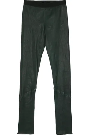 ISAAC SELLAM EXPERIENCE Leather skinny trousers