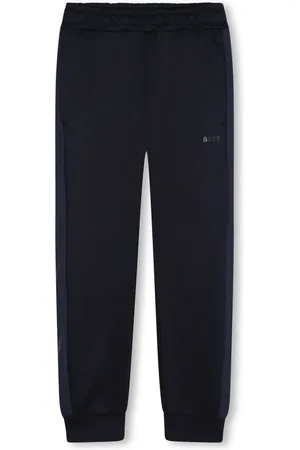 HUGO BOSS Logo-print elasticated track pants