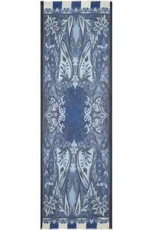 Etro Frayed paisley-jacquard scarf