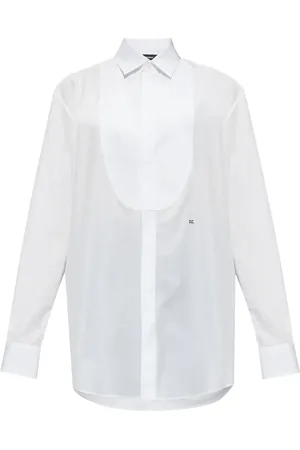 Dsquared2 Bib collar cotton shirt