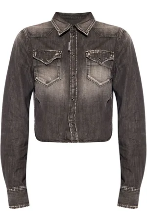 Dsquared2 Cropped denim shirt