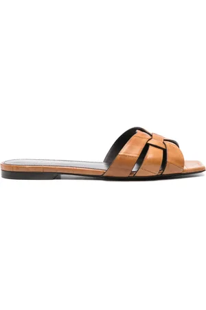 Saint Laurent Tribute leather slides