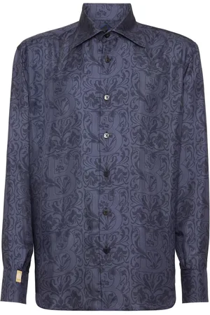 BILLIONAIRE Monogram silk shirt