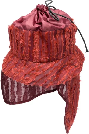 LABRUM Frayed-detail ripstop bucket hat