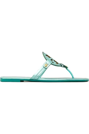 Tory Burch Miller metallic-effect slides