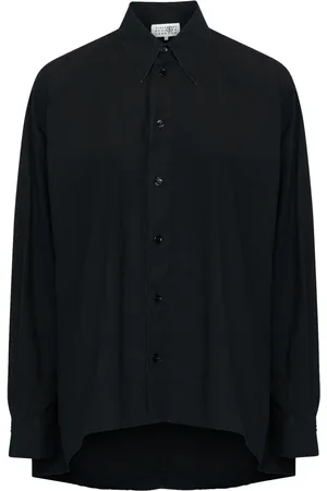 Maison Margiela Point-collar cotton shirt