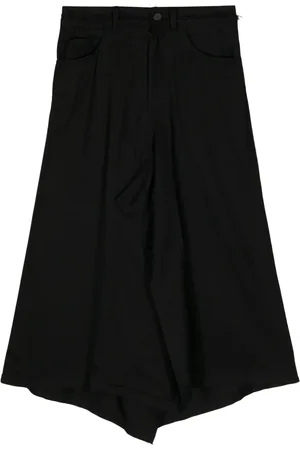 YOHJI YAMAMOTO Asymmetric-hem midi skirt