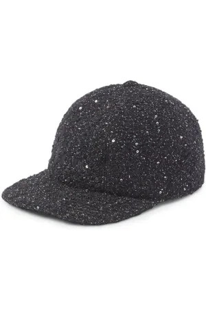 Msgm Sequin-embroidered baseball cap