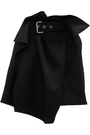 J.W.Anderson Asymmetric draped wool mini skirt