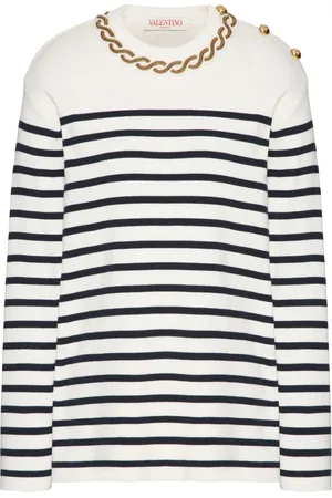 VALENTINO GARAVANI Striped cotton jumper