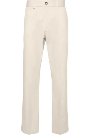Sandro Mid-rise straight-leg chinos