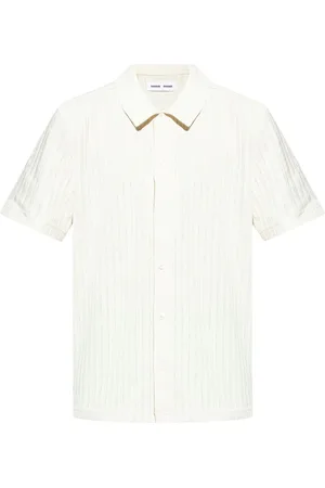 Samsøe Samsøe Sakvistbro ribbed button-up shirt