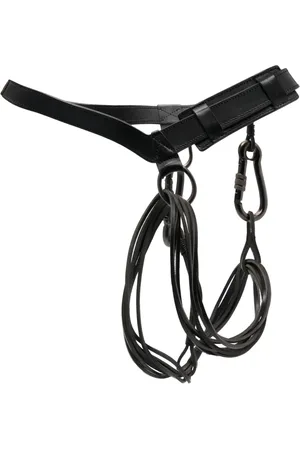 Gianfranco Ferré 2000s leather shoulder belt