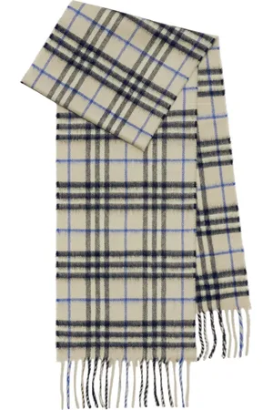 Burberry Check-print cashmere scarf