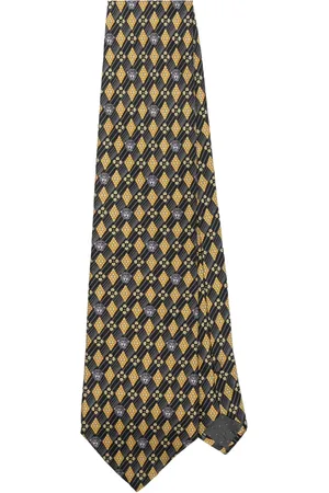 VERSACE 1990s Medusa Head-print silk tie
