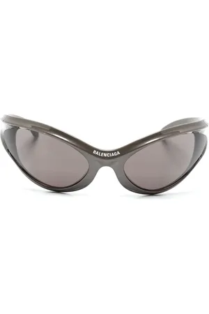 Balenciaga Dynamo wraparound-frame sunglasses