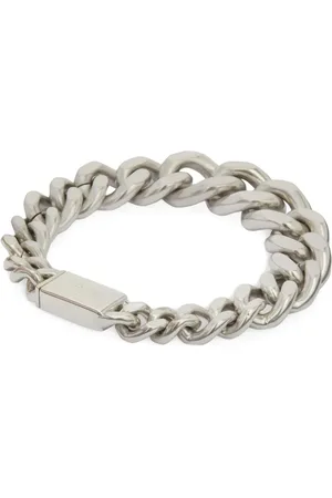 Jil Sander Logo-engraved curb-chain bracelet