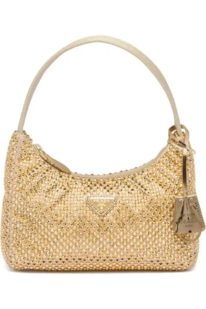 Prada Re-Edition 2000 crystal-embellished mini bag