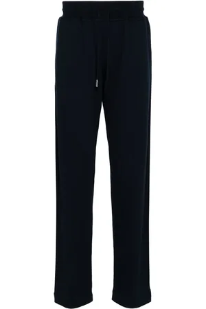 Kiton Cotton tapered track pants