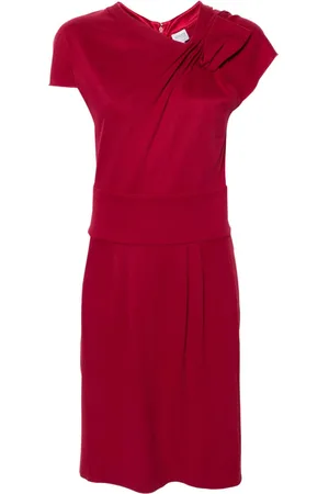 Giorgio Armani 2010s gathered jersey dress