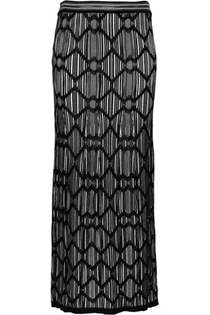 Missoni 2000s high-waist midi skirt