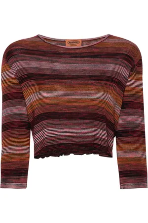 Missoni 2000s striped crop top