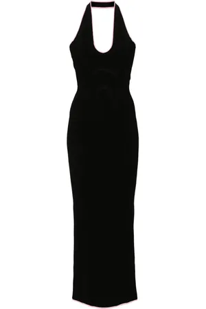 Paris Georgia India halterneck midi dress