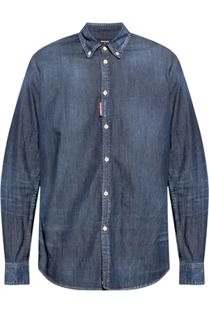 Dsquared2 Button-down collar denim shirt