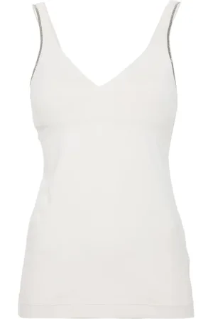 Brunello Cucinelli Monili-chain tank top